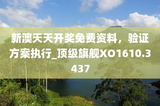 新澳天天开奖免费资料，验证方案执行_顶级旗舰XO1610.3437