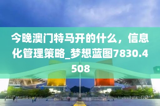 今晚澳门特马开的什么，信息化管理策略_梦想蓝图7830.4508