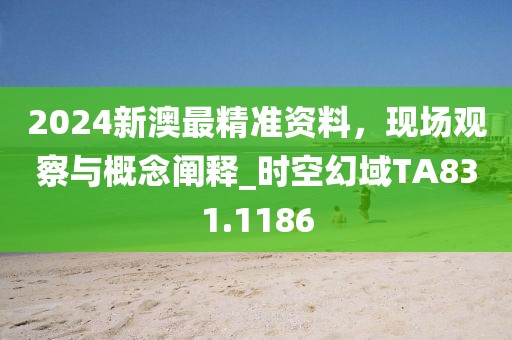 2024新澳最精准资料，现场观察与概念阐释_时空幻域TA831.1186