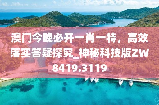 澳门今晚必开一肖一特，高效落实答疑探究_神秘科技版ZW8419.3119