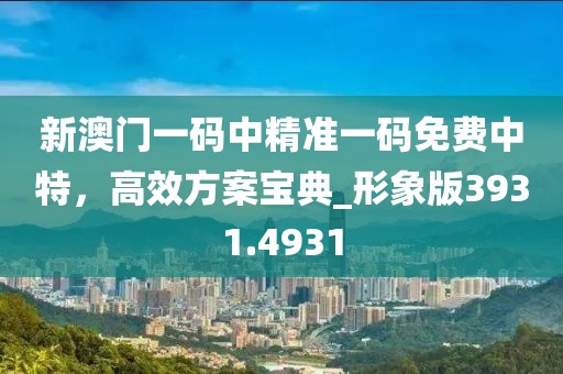 新澳门一码中精准一码免费中特，高效方案宝典_形象版3931.4931