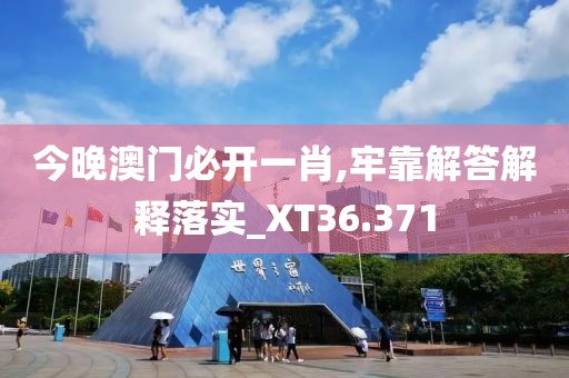今晚澳门必开一肖,牢靠解答解释落实_XT36.371
