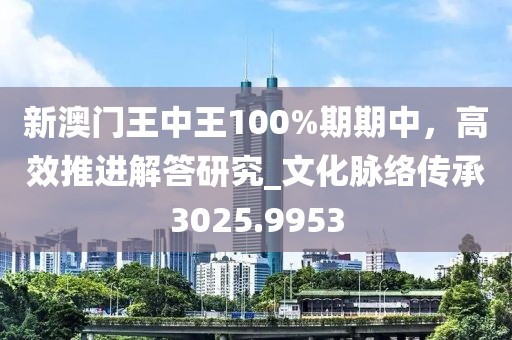 新澳门王中王100%期期中，高效推进解答研究_文化脉络传承3025.9953