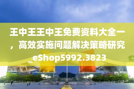 王中王王中王免费资料大全一，高效实施问题解决策略研究_eShop5992.3823