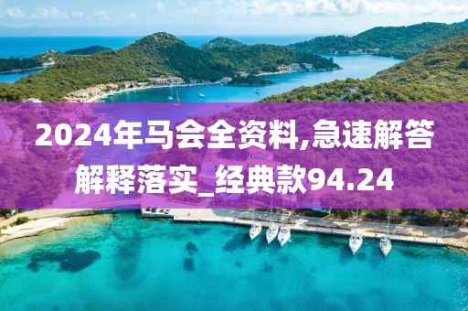 2024年马会全资料,急速解答解释落实_经典款94.24