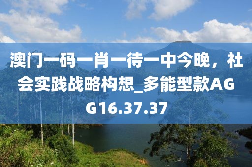 澳门一码一肖一待一中今晚，社会实践战略构想_多能型款AGG16.37.37