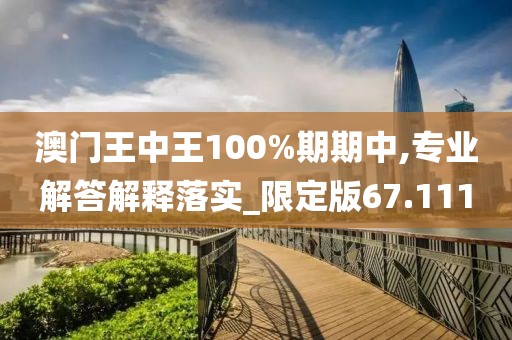 澳门王中王100%期期中,专业解答解释落实_限定版67.111
