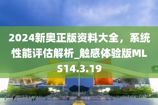 2024新奥正版资料大全，系统性能评估解析_触感体验版MLS14.3.19