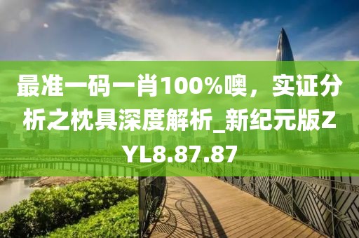 最准一码一肖100%噢，实证分析之枕具深度解析_新纪元版ZYL8.87.87