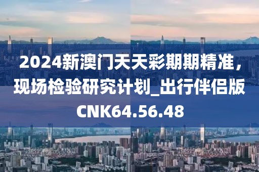 2024新澳门天天彩期期精准，现场检验研究计划_出行伴侣版CNK64.56.48