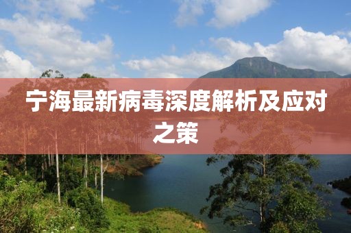 宁海最新病毒深度解析及应对之策