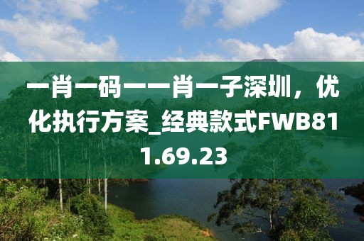 一肖一码一一肖一子深圳，优化执行方案_经典款式FWB811.69.23