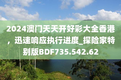 2024澳门天天开好彩大全香港，迅速响应执行进度_探险家特别版BDF735.542.62