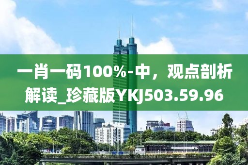 一肖一码100%-中，观点剖析解读_珍藏版YKJ503.59.96