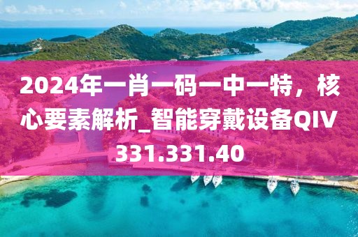 2024年一肖一码一中一特，核心要素解析_智能穿戴设备QIV331.331.40