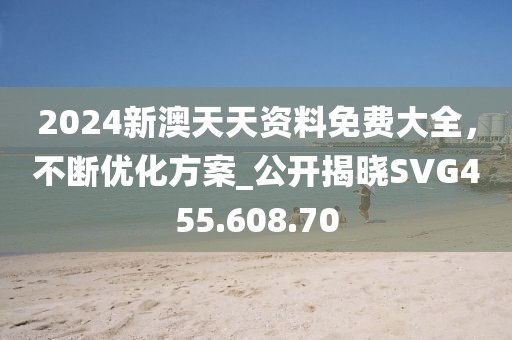 2024新澳天天资料免费大全，不断优化方案_公开揭晓SVG455.608.70