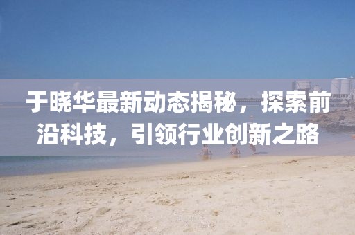 于晓华最新动态揭秘，探索前沿科技，引领行业创新之路