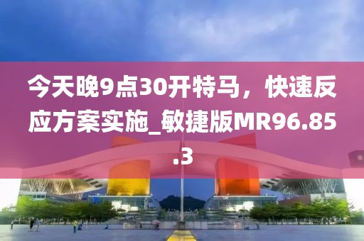 今天晚9点30开特马，快速反应方案实施_敏捷版MR96.85.3
