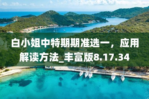白小姐中特期期准选一，应用解读方法_丰富版8.17.34