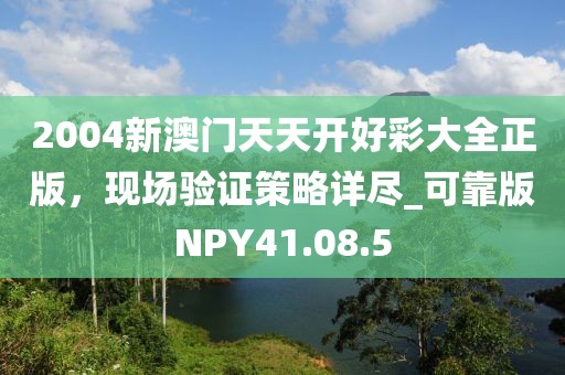 2004新澳门天天开好彩大全正版，现场验证策略详尽_可靠版NPY41.08.5