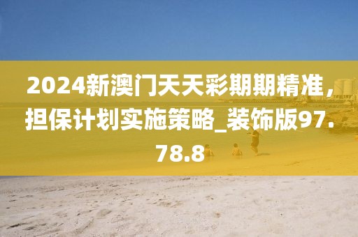 2024新澳门天天彩期期精准，担保计划实施策略_装饰版97.78.8