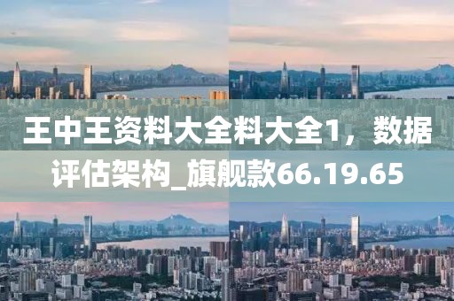 王中王资料大全料大全1，数据评估架构_旗舰款66.19.65