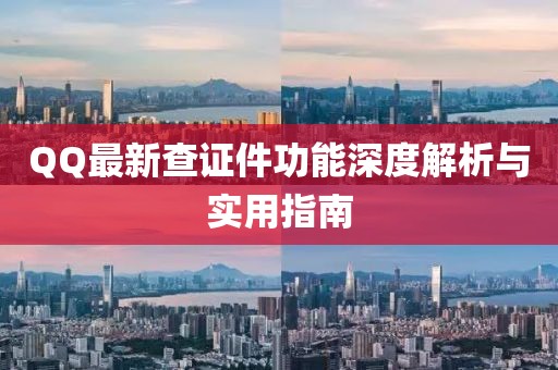 QQ最新查证件功能深度解析与实用指南