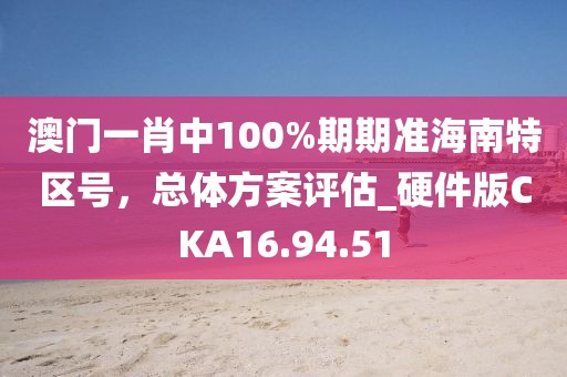 澳门一肖中100%期期准海南特区号，总体方案评估_硬件版CKA16.94.51