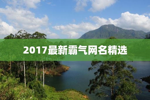 2017最新霸气网名精选