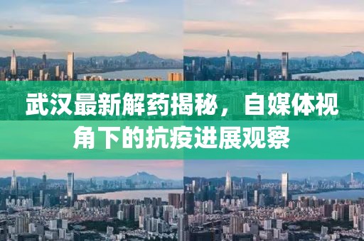 武汉最新解药揭秘，自媒体视角下的抗疫进展观察
