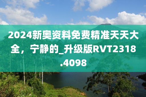 2024新奥资料免费精准天天大全，宁静的_升级版RVT2318.4098