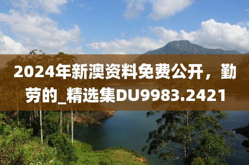 2024年新澳资料免费公开，勤劳的_精选集DU9983.2421