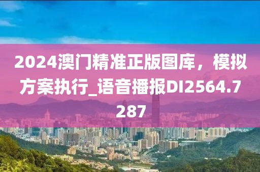 2024澳门精准正版图库，模拟方案执行_语音播报DI2564.7287