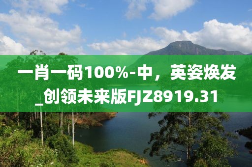 一肖一码100%-中，英姿焕发_创领未来版FJZ8919.31