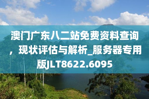 澳门广东八二站免费资料查询，现状评估与解析_服务器专用版JLT8622.6095