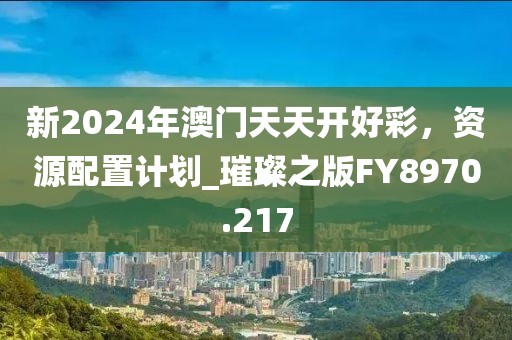 新2024年澳门天天开好彩，资源配置计划_璀璨之版FY8970.217