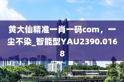 黄大仙精准一肖一码com，一尘不染_智能型YAU2390.0168
