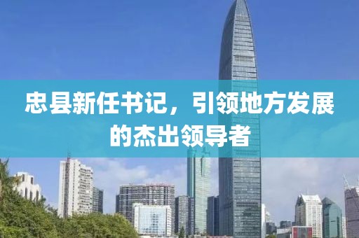 忠县新任书记，引领地方发展的杰出领导者
