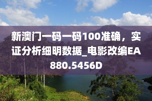 新澳门一码一码100准确，实证分析细明数据_电影改编EA880.5456D