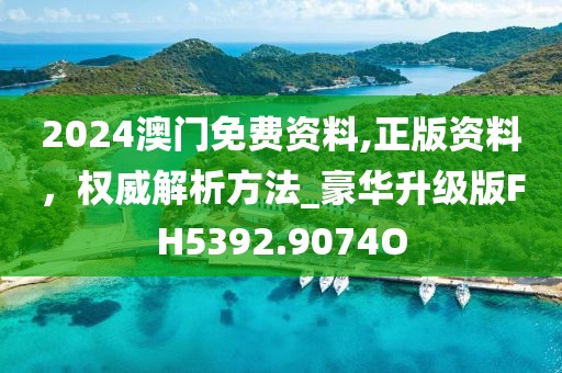 2024澳门免费资料,正版资料，权威解析方法_豪华升级版FH5392.9074O