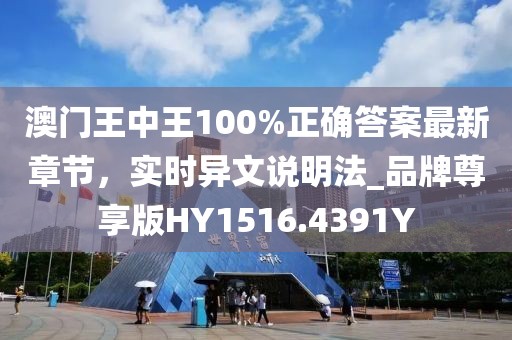 澳门王中王100%正确答案最新章节，实时异文说明法_品牌尊享版HY1516.4391Y