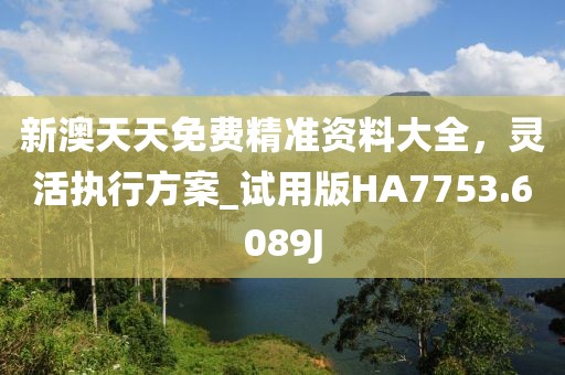 新澳天天免费精准资料大全，灵活执行方案_试用版HA7753.6089J