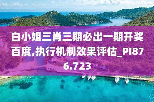 白小姐三肖三期必出一期开奖百度,执行机制效果评估_PI876.723