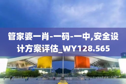 管家婆一肖-一码-一中,安全设计方案评估_WY128.565