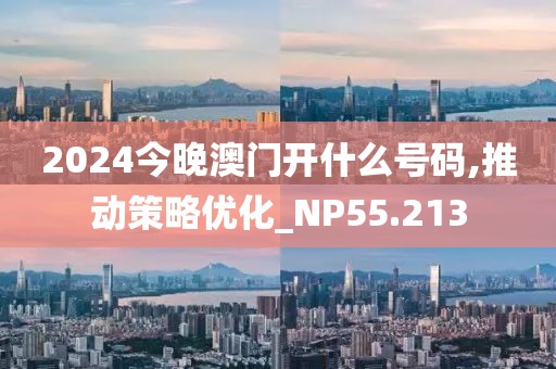 2024今晚澳门开什么号码,推动策略优化_NP55.213
