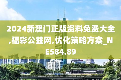 2024新澳门正版资料免费大全,福彩公益网,优化策略方案_NE584.89