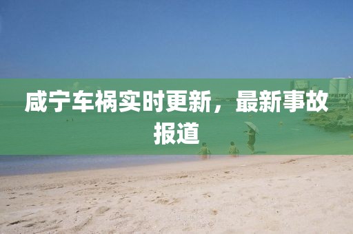 咸宁车祸实时更新，最新事故报道