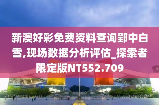 新澳好彩免费资料查询郢中白雪,现场数据分析评估_探索者限定版NT552.709