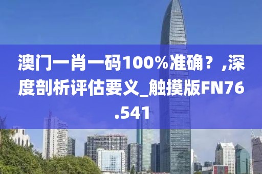 澳门一肖一码100%准确？,深度剖析评估要义_触摸版FN76.541