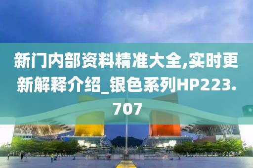 新门内部资料精准大全,实时更新解释介绍_银色系列HP223.707